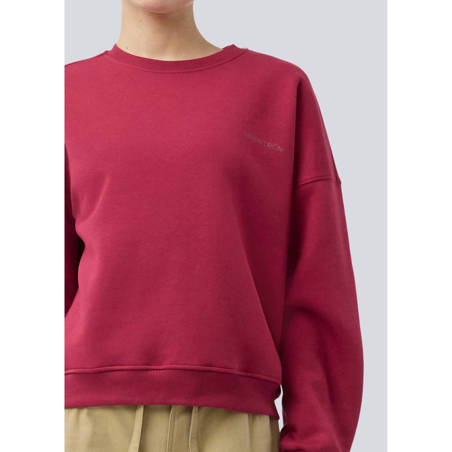 Modström sweater rood