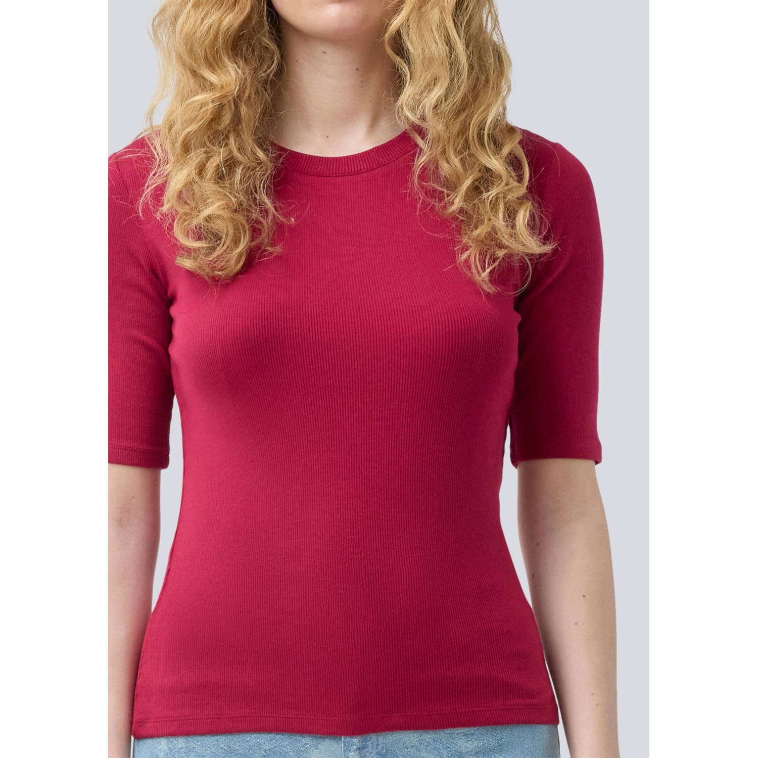 MODSTRÖM Modström Dames Tops & T-shirts Krownmd O-neck T-shirt Rood