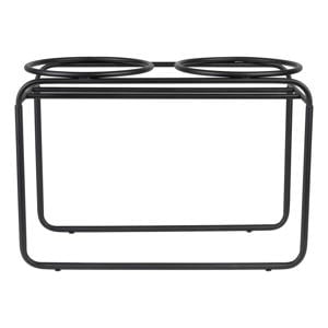 hondenvoerbakstandaard BUTLER - Dog - Black - L