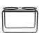 District 70 hondenvoerbakstandaard BUTLER - Dog - Black - L