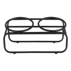 kattenvoerbakstandaard BUTLER - Cat - Black