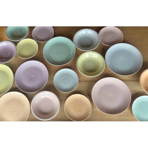 Cookinglife Diepe Borden Pastel Harmony ø 21 cm - 6 Stuks afbeelding