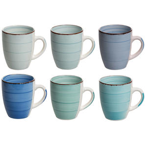 Mokken Delice Blauw 350 ml - 6 stuks
