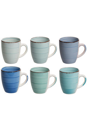 Mokken Delice Blauw 350 ml - 6 stuks