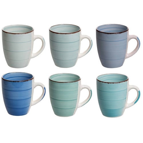 Cookinglife Mokken Delice Blauw 350 ml - 6 stuks afbeelding