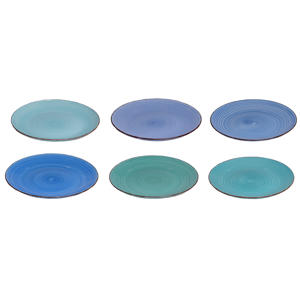 Dinerborden Delice Blauw ø 26,5 cm - 6 stuks