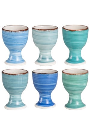 Eierdopjes Delice Blauw - 6 stuks