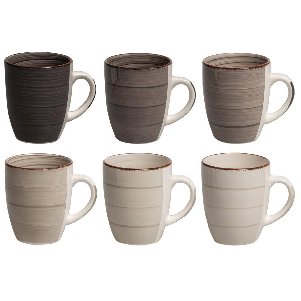 Cookinglife Mokken Delice Grijs 350 ml - 6 stuks