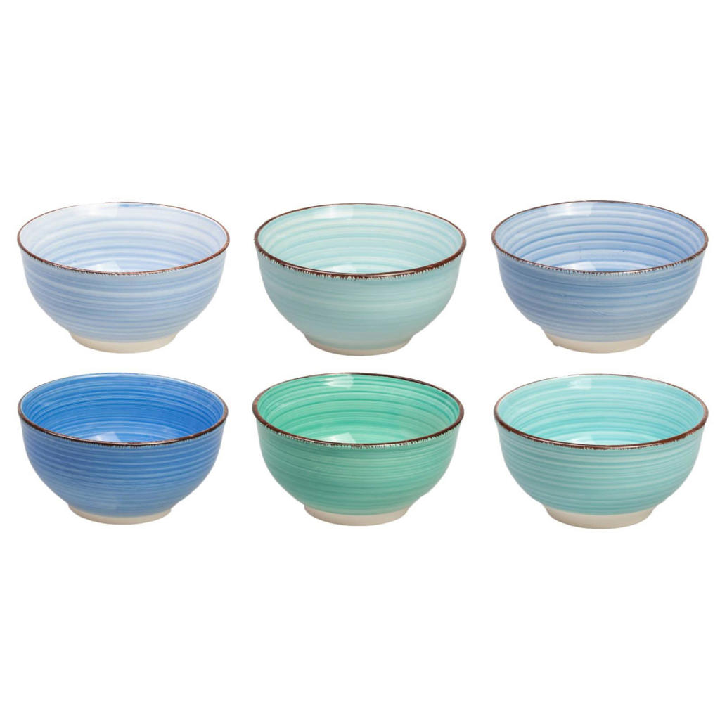 Cookinglife Kleine kommen Delice Blauw ø 12 cm - 6 stuks