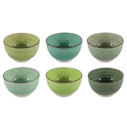 Cookinglife Soepkommen / kommen Delice Groen ø 14 cm - 6 stuks afbeelding