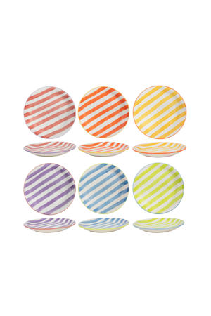 Dinerborden Summer Vibes ø 26.5 cm - 6 stuks