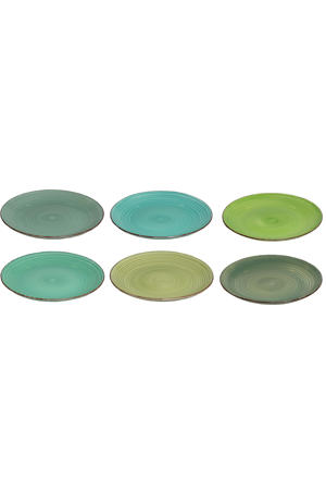 Dinerborden Delice Groen ø 26,5 cm - 6 stuks