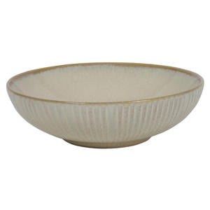 Diepe Borden / Pastaborden Coastal Lines Ocean Beige ø 18 cm - 6 Stuks