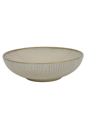 Diepe Borden / Pastaborden Coastal Lines Ocean Beige ø 18 cm - 6 Stuks
