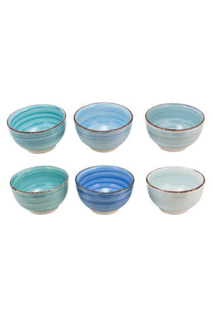 Cookinglife Soepkommen / kommen Delice Blauw ø 14 cm - 6 stuks