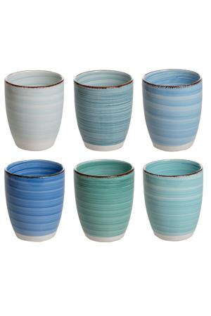 Bekers Delice Blauw 350 ml - 6 stuks