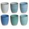 Cookinglife Bekers Delice Blauw 350 ml - 6 stuks