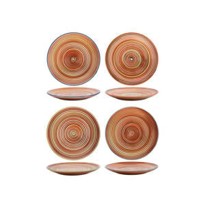 Dinerborden Rhythm & Lines ø 26.5 cm - 4 Stuks
