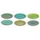 Cookinglife Ontbijtborden / Dessertborden Delice Groen ø 19 cm - 6 stuks