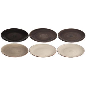 Dinerborden Delice Grijs ø 26,5 cm - 6 stuks