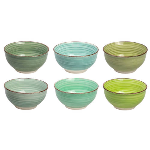 Cookinglife Kleine kommen Delice Groen ø 12 cm - 6 stuks afbeelding