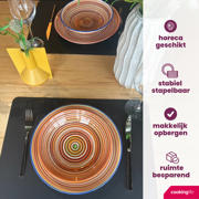 thumbnail: Cookinglife Diepe Borden / Pastaborden Rhythm & Lines ø 20 cm - 4 Stuks
