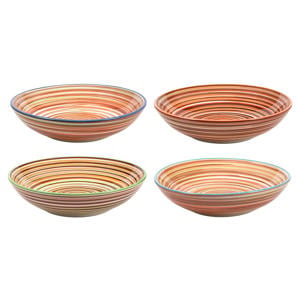 Diepe Borden / Pastaborden Rhythm & Lines ø 20 cm - 4 Stuks