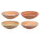 Cookinglife Diepe Borden / Pastaborden Rhythm & Lines ø 20 cm - 4 Stuks