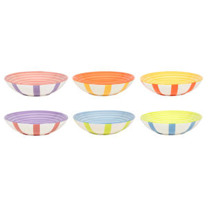 Diepe Borden / Pastaborden Summer Vibes ø 21 cm - 6 stuks