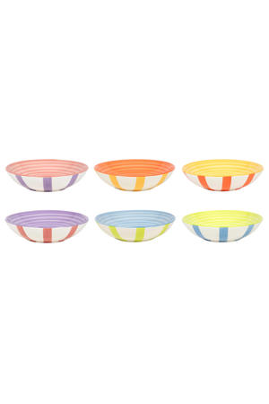 Diepe Borden / Pastaborden Summer Vibes ø 21 cm - 6 stuks