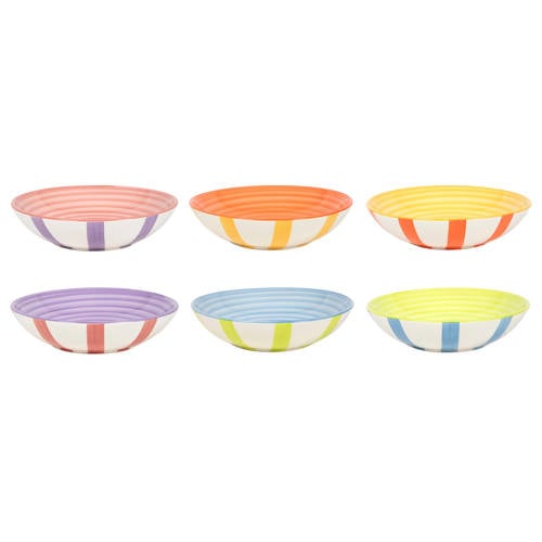 Cookinglife Diepe Borden / Pastaborden Summer Vibes Ø 21 cm - 6 Stuks afbeelding