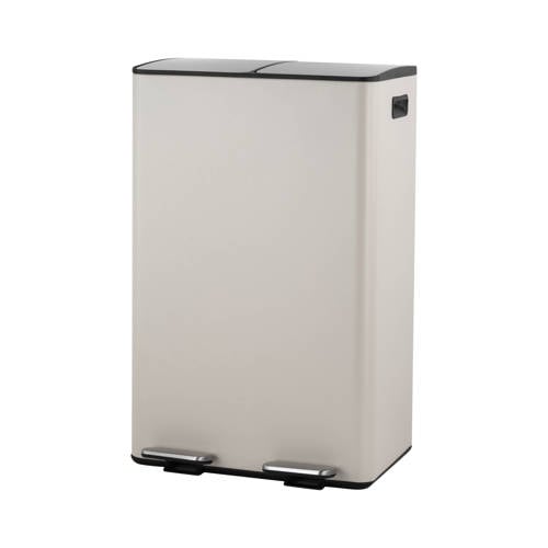 NOUS Living prullenbak - afvalscheiding - (30L + 30L + 3L) - mat grijs afbeelding