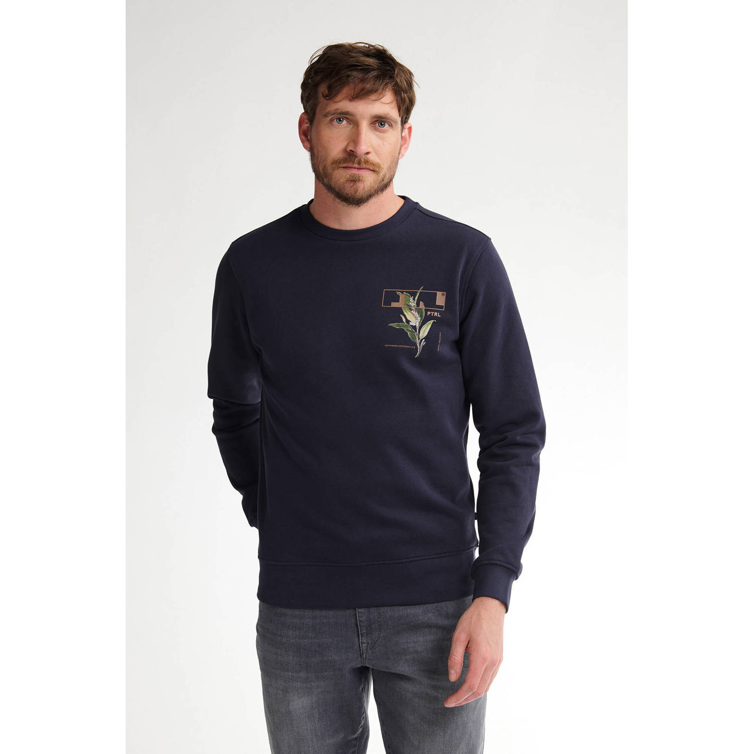 Petrol Industries sweater donkerblauw