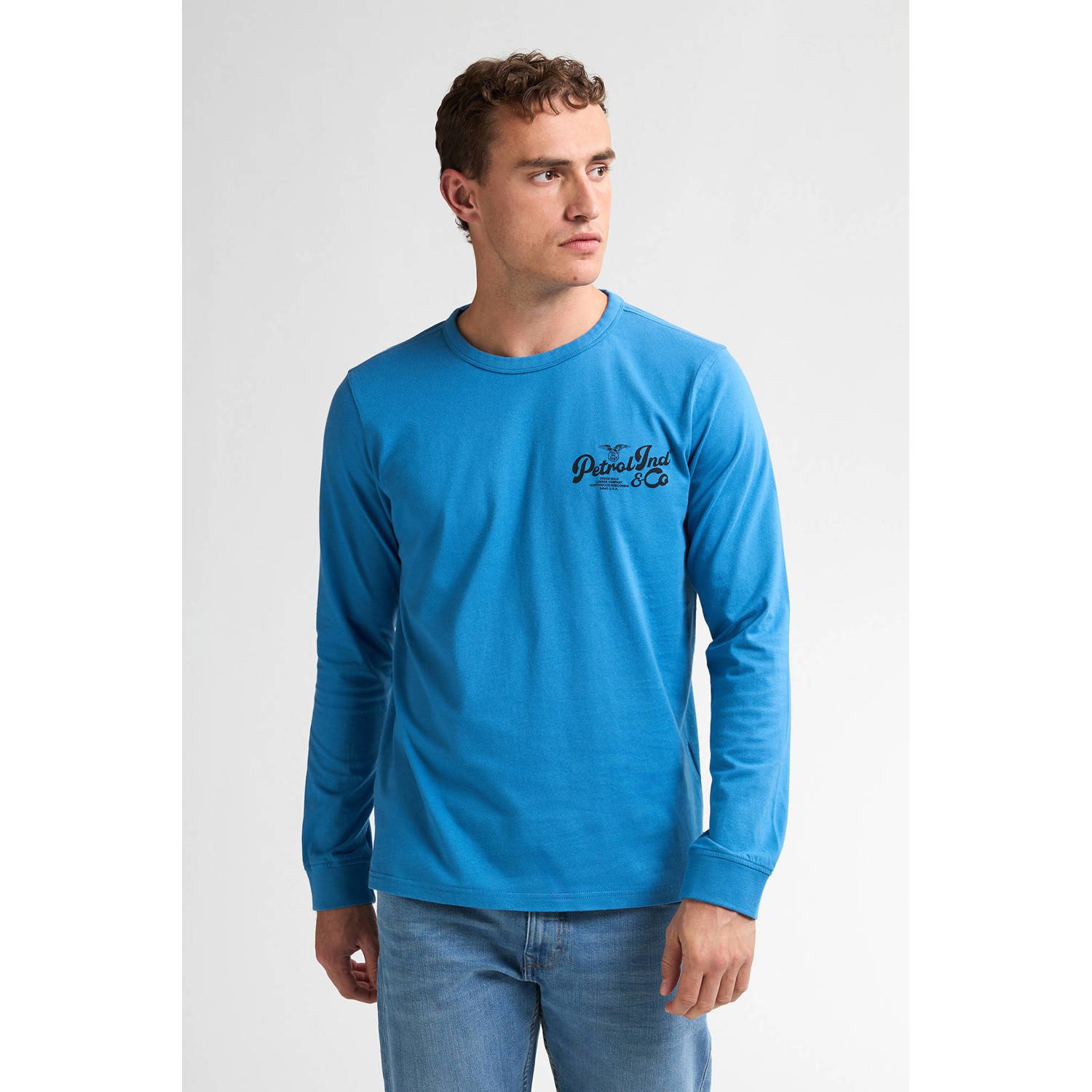 Petrol Industries longsleeve blauw