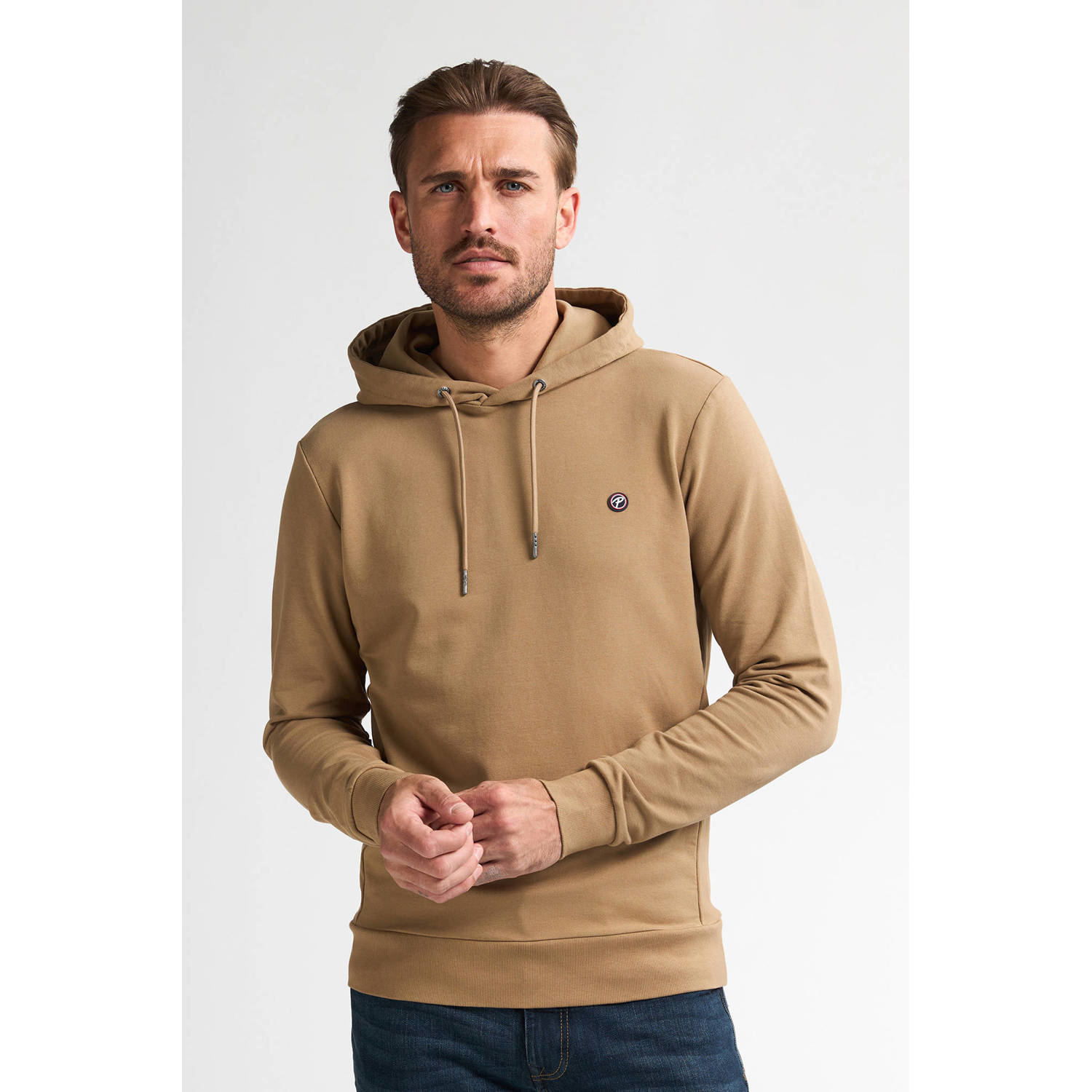 Petrol Industries hoodie lichtbruin