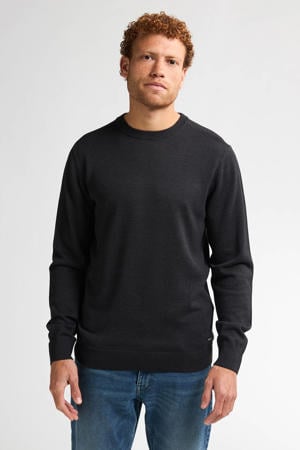 trui fijn gebreid zwart