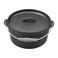 Blackwell Dutch oven / Braadpan met deksel - Gietijzer - ø 25 cm / 4 Liter - zonder anti-aanbaklaag
