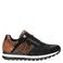 Gabor Comfort Optifit comfort leren sneakers zwart/cognac