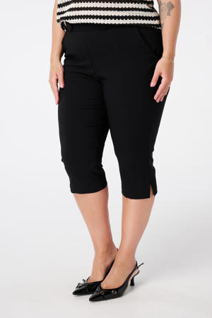regular waist broek zwart