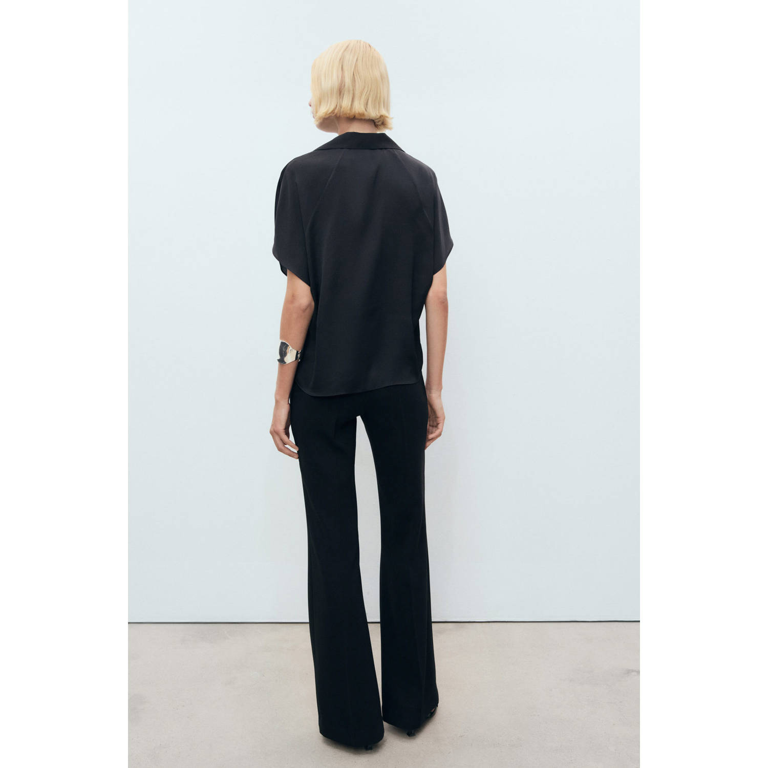 Mango blouse zwart