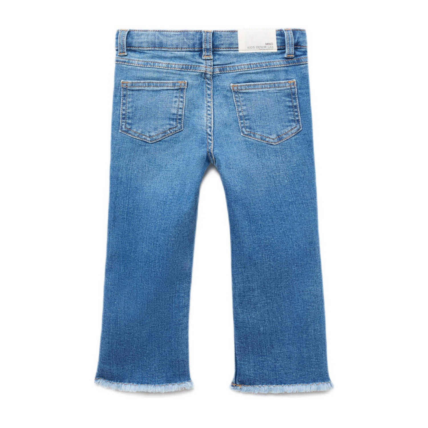Mango Kids flared jeans medium blue denim