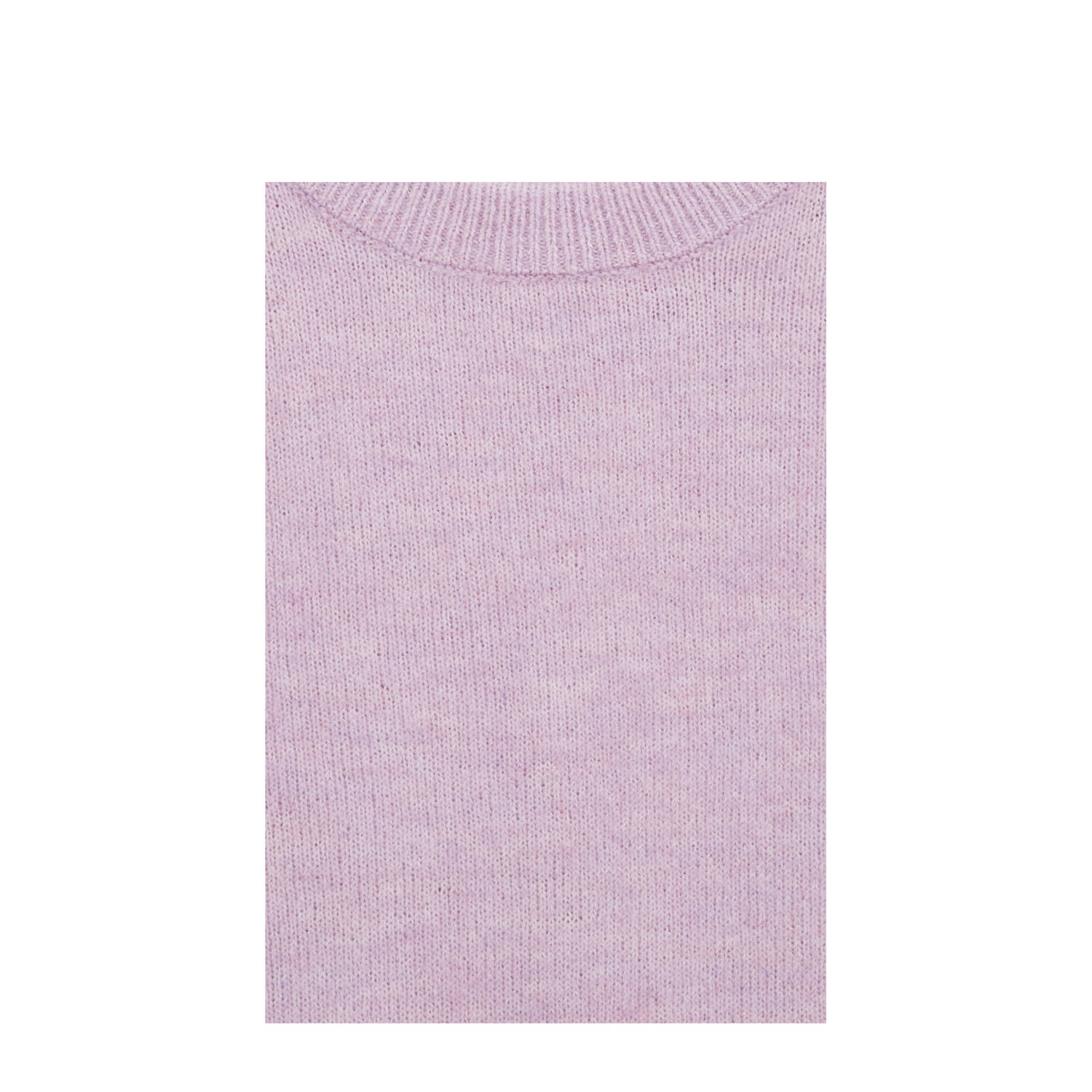 WE Fashion trui lila fijn gebreid