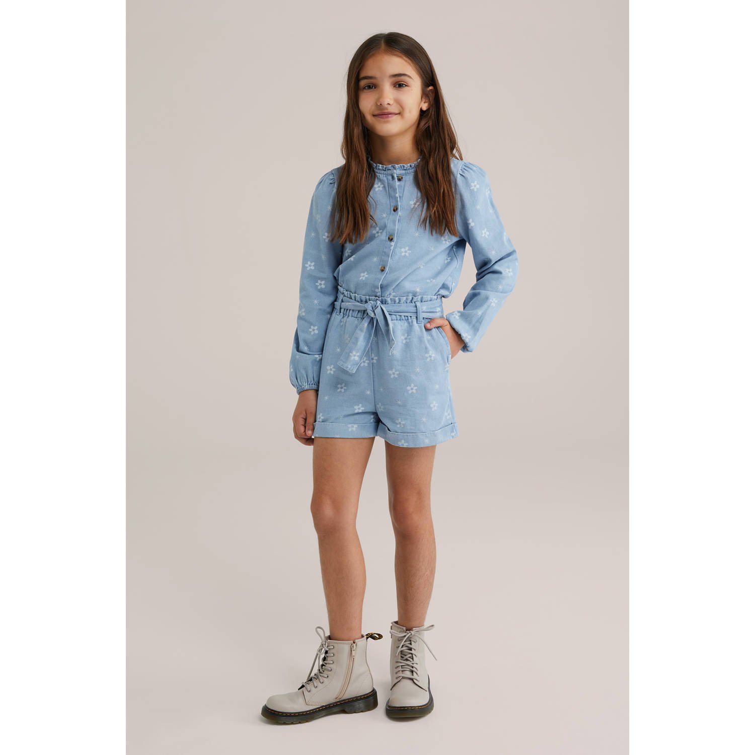 WE Fashion Blue Ridge blouse medium blue denim