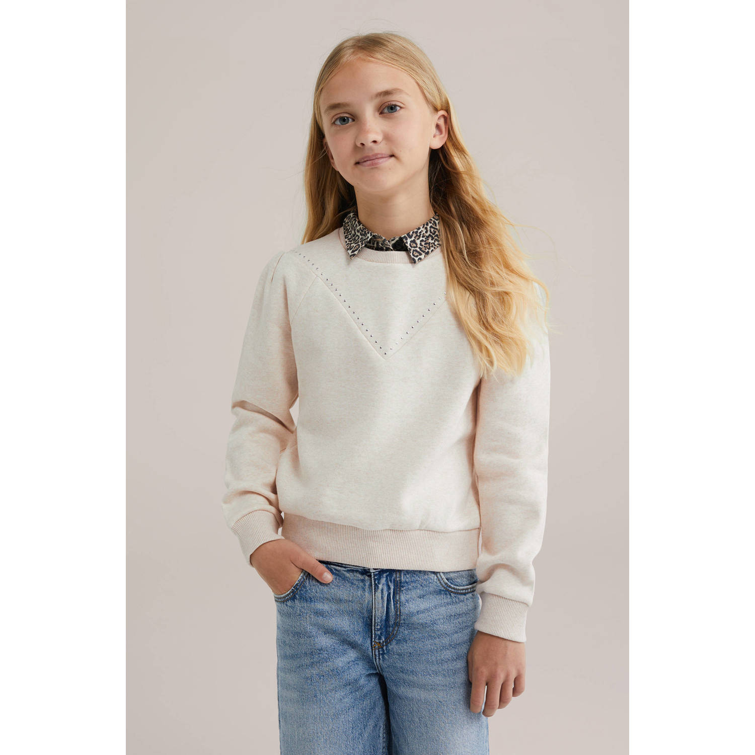 WE Fashion sweater ecru