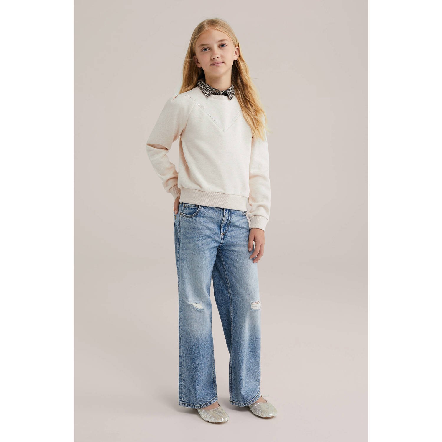 WE Fashion sweater ecru