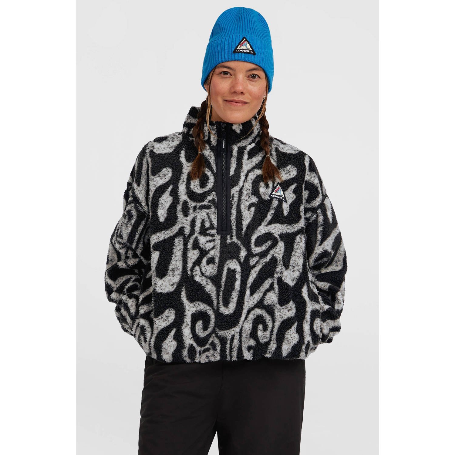 O'Neill fleece sweater FWC'Play zwart wit