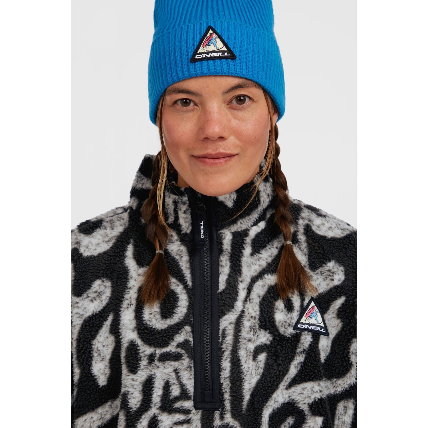 O'Neill fleece sweater FWC'Play zwart wit