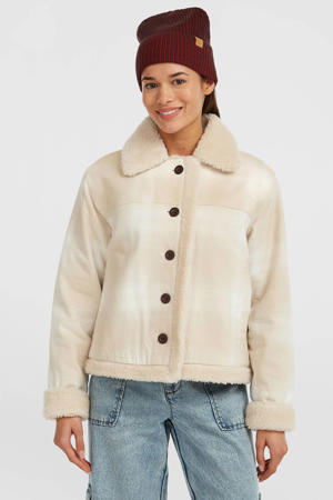 jas beige/wit