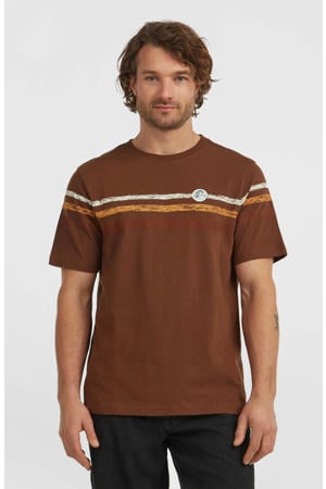 regular T-shirt bruin
