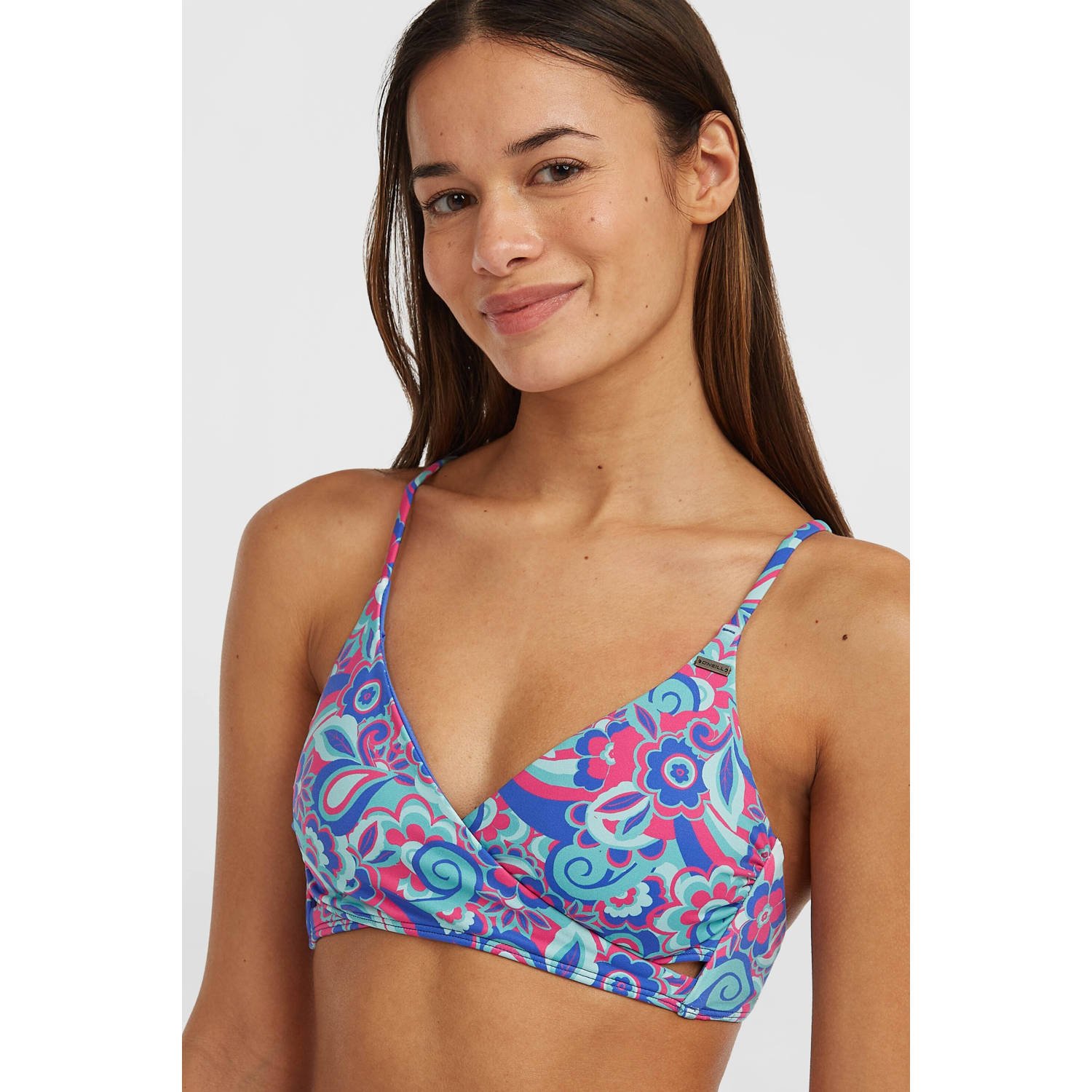 O'Neill voorgevormde bikini Baay Maoi blauw groen roze